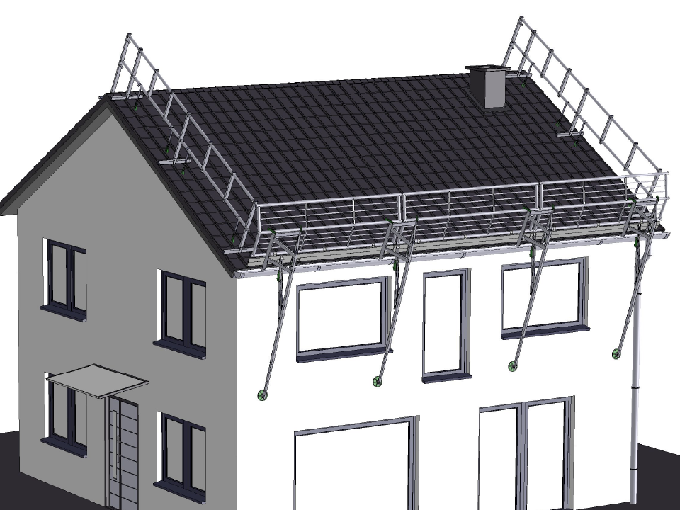 TDS Pro Dachbaustellen Set - 9m