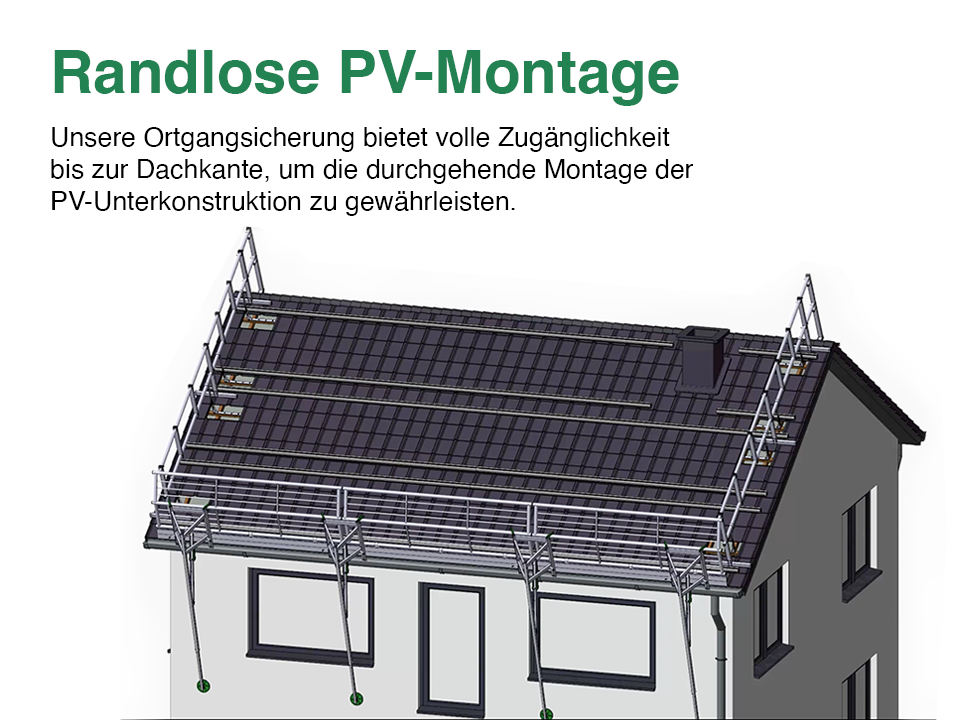 Randlose PV-Montage